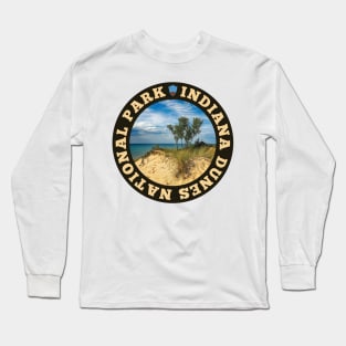 Indiana Dunes National Park circle Long Sleeve T-Shirt